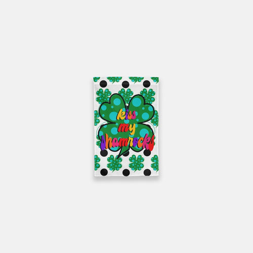 Kiss My Shamrocks St. Patrick's Day Garden Flag - 12