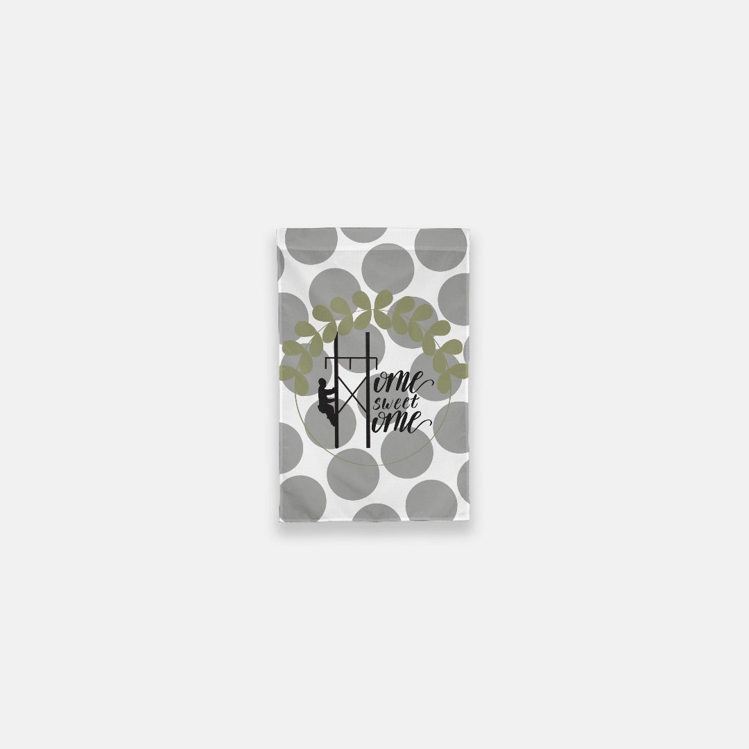 Lineman Home Sweet Home Garden Flag - 12