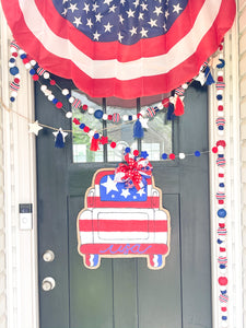 Patriotic Flag Truck Door Hanger