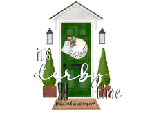 Load image into Gallery viewer, Celebrate Circle Door Hanger with Mint Julep Add On