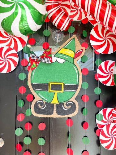 Elf Circle Door Hanger