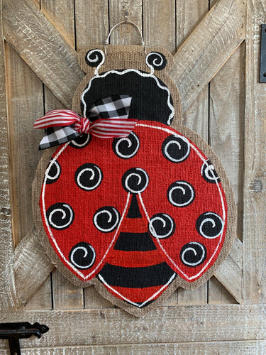 Ladybug Door Hanger