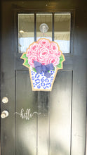 Load image into Gallery viewer, Peony Burlap Door Hanger