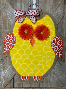 Yellow & Red Owl