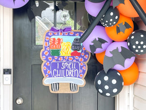Halloween Truck Door Hanger - Hocus Pocus Inspired