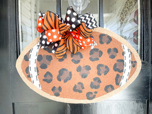 Bengals Inspired Football Door Hanger