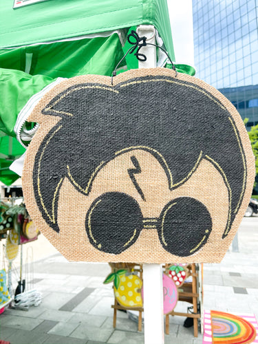 Wizard Burlap Door Hanger