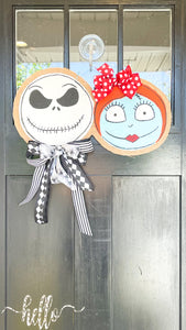 Halloween Couple Door Hanger