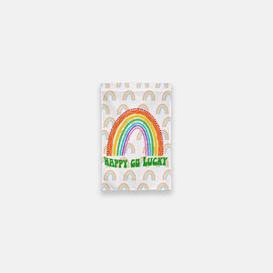 Rainbow Happy Go Lucky Garden Flag - 12" x 18"