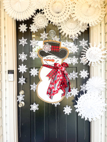 Small Sassy Snowgal Red/Black Buffalo Check